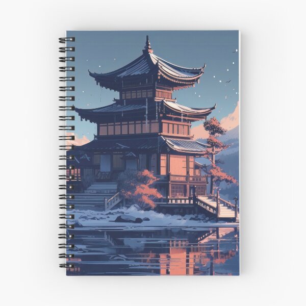 Item preview, Sunset Over The Pagoda designed and sold by WildWho.
