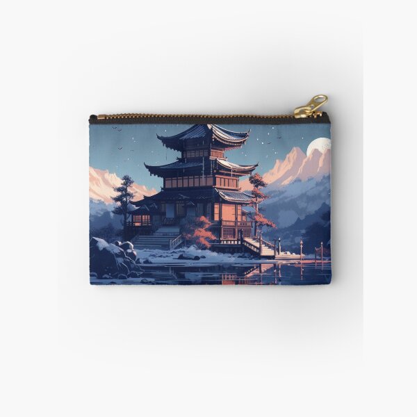 Item preview, Sunset Over The Pagoda designed and sold by WildWho.
