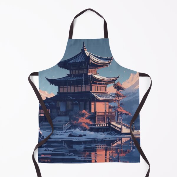 Item preview, Sunset Over The Pagoda designed and sold by WildWho.