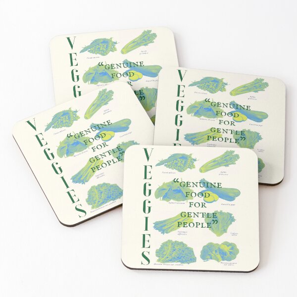 Item preview, Veggies: Genuine Food for Gentle People designed and sold by PeachMillk.
