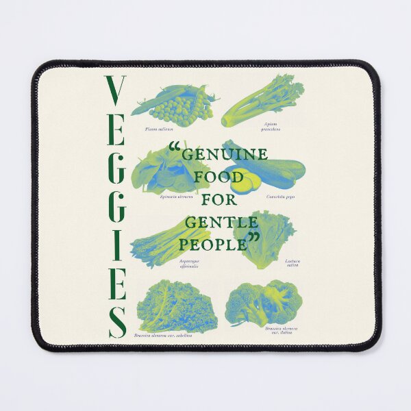 Item preview, Veggies: Genuine Food for Gentle People designed and sold by PeachMillk.