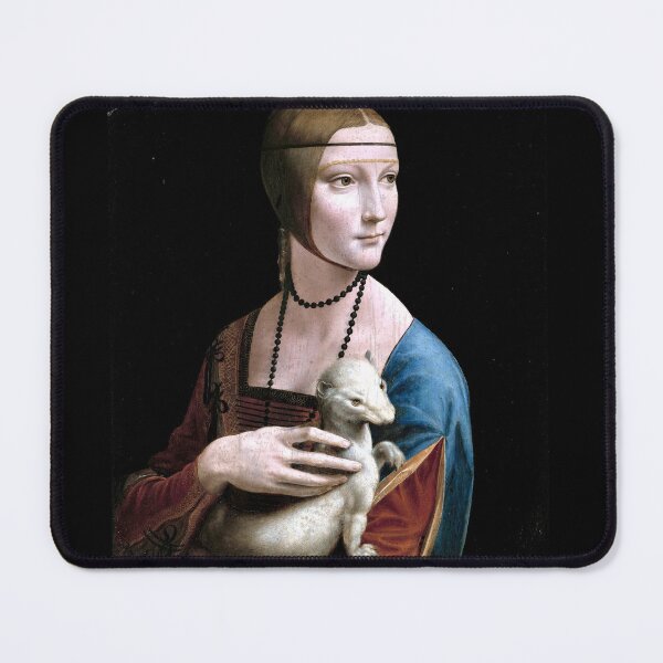 Item preview, Lady with an Ermine – Portrait of Cecilia Gallerani-Leonardo da Vinci The Lady with an Ermine designed and sold by TeeARTHY.