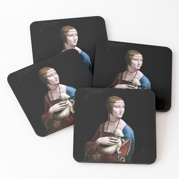 Item preview, Lady with an Ermine – Portrait of Cecilia Gallerani-Leonardo da Vinci The Lady with an Ermine designed and sold by TeeARTHY.