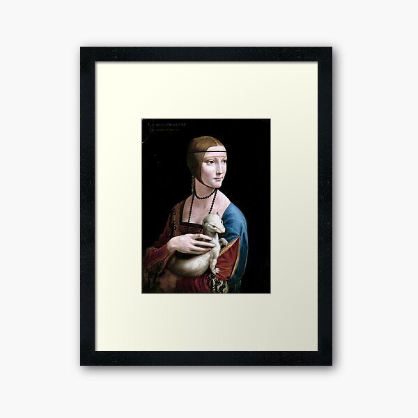 Item preview, Lady with an Ermine – Portrait of Cecilia Gallerani-Leonardo da Vinci The Lady with an Ermine designed and sold by TeeARTHY.