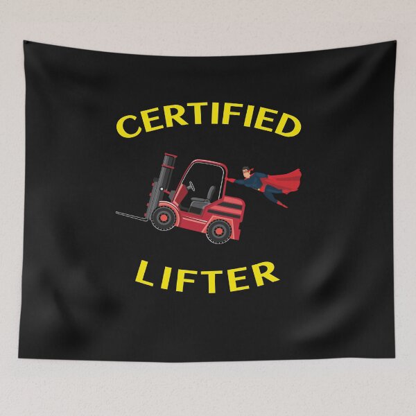 Item preview, Forklift Superhero Certified Forklift Lifter NFRY designed and sold by TeamsterLife.
