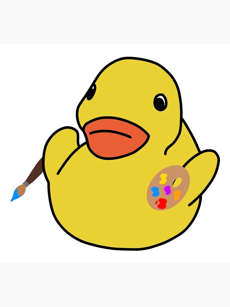 Pintor de pato de goma