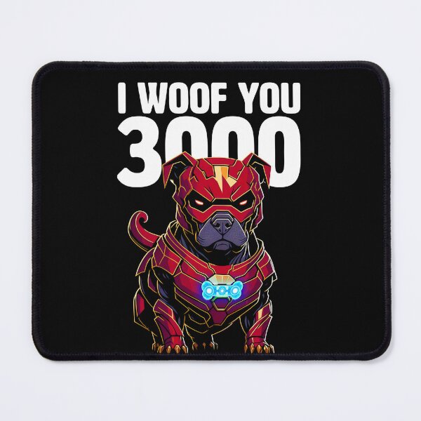 Item preview, I Love you 3000 - Funny Pit Bull for Pit Bull fans designed and sold by BrainlabStudios.