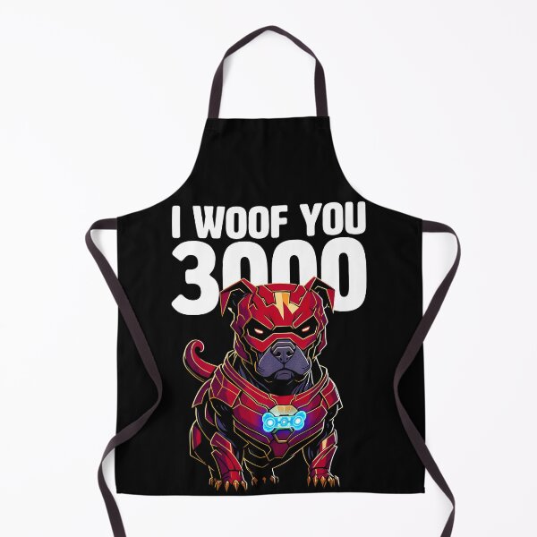 Item preview, I Love you 3000 - Funny Pit Bull for Pit Bull fans designed and sold by BrainlabStudios.