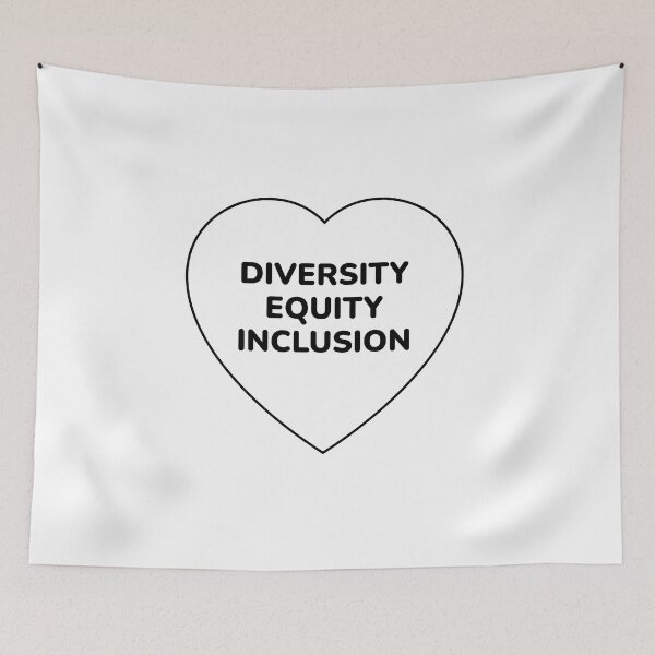 Item preview, Diversity Equity Inclusion - heart designed and sold by Inspirationmotivation.