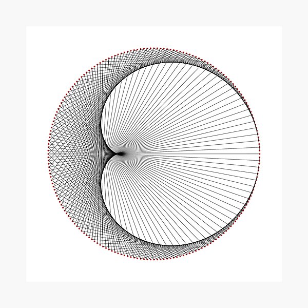 Aperçu de l'œuvre Linear Cardioid créée et vendue par Rupert Russell.