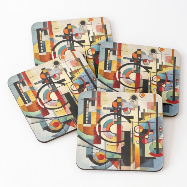 Item preview, Bauhaus Art Movement 1920s 1930s style Wassily Kandinsky-inspired geometric graphic design designed and sold by Step, Repeat.