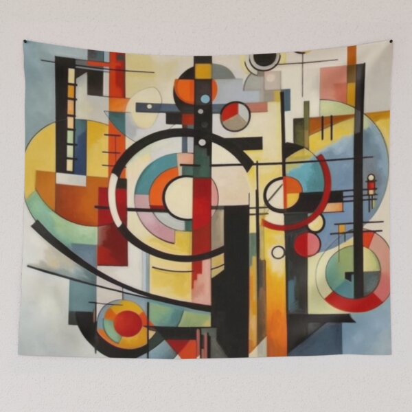 Item preview, Bauhaus Art Movement 1920s 1930s style Wassily Kandinsky-inspired geometric graphic design designed and sold by Step, Repeat.