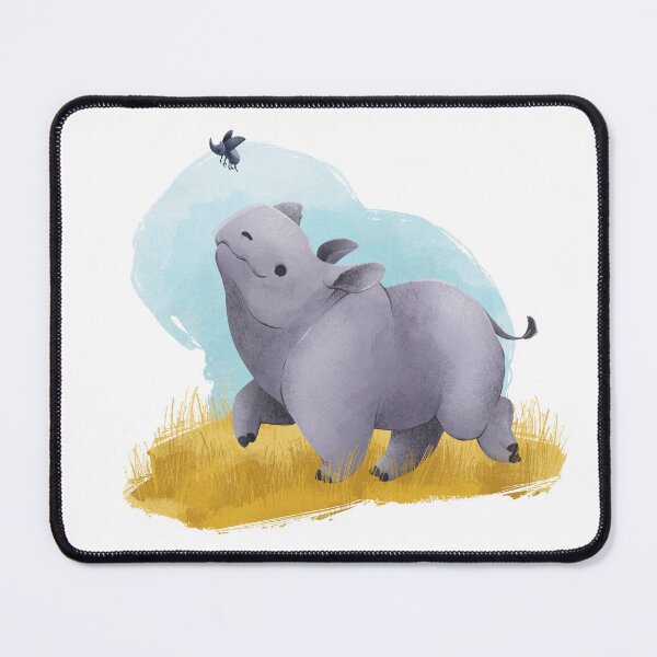 Item preview, Chubby Rhino and his best pal, the Rhinoceros beetle designed and sold by Zita Safranek.