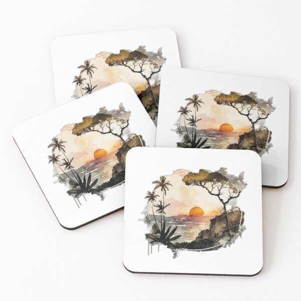 Item preview, sunset beautiful view designed and sold by Tiffany-art.