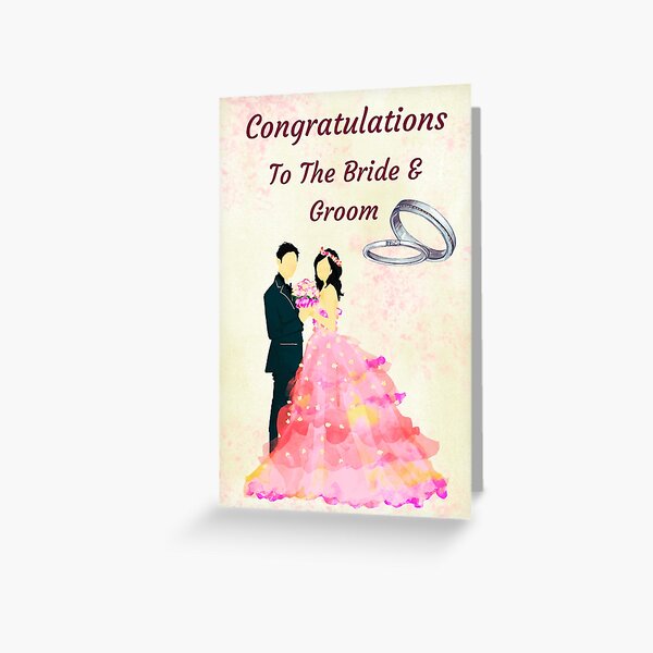 Item preview, Congratulations to the Bride & Groom designed and sold by MandySJ.