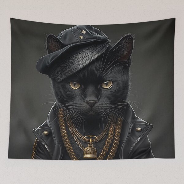 Item preview, rap black cat 90s compton designed and sold by chicagocat80s.