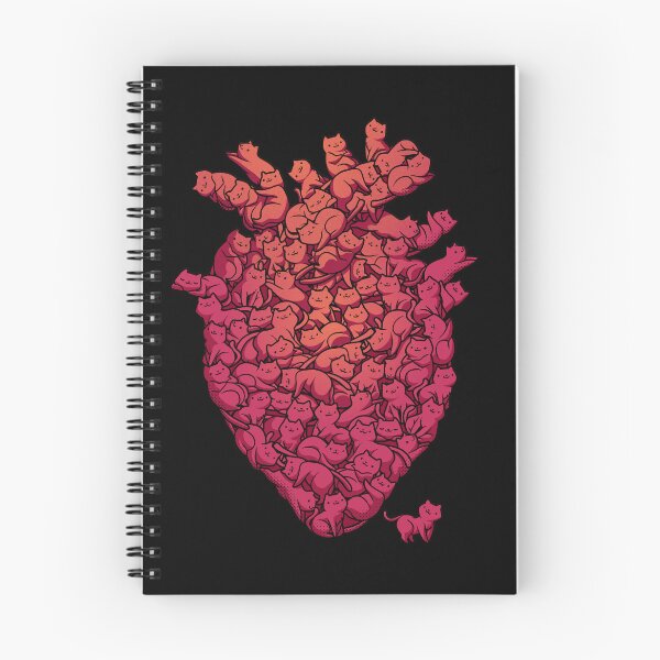 Item preview, I Love Cat Heart Viva Magenta by Tobe Fonseca designed and sold by Tobe Fonseca®.