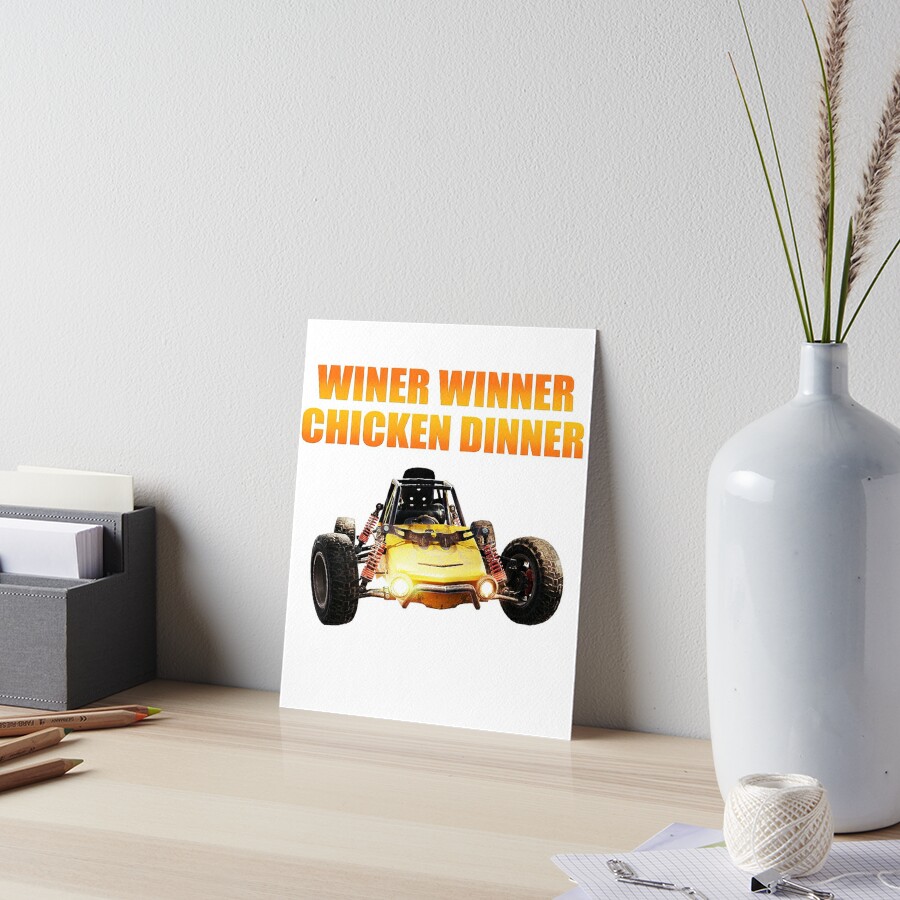 PUBG Playerunknowns Battlegrounds Winner Winner Chicken Dinner Art
