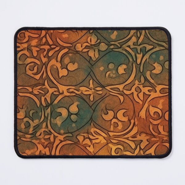 Item preview, Vintage Rust and Teal Pattern designed and sold by iPaint Airbrush Studio.