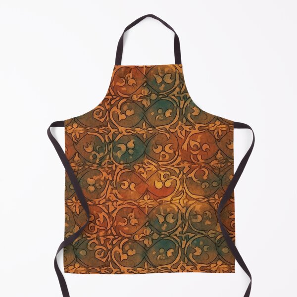 Item preview, Vintage Rust and Teal Pattern designed and sold by iPaint Airbrush Studio.