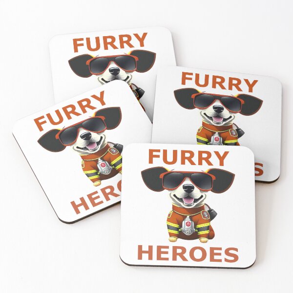 Item preview, Firefighter Dog | Furry Heroes designed and sold by PurfectPredator.