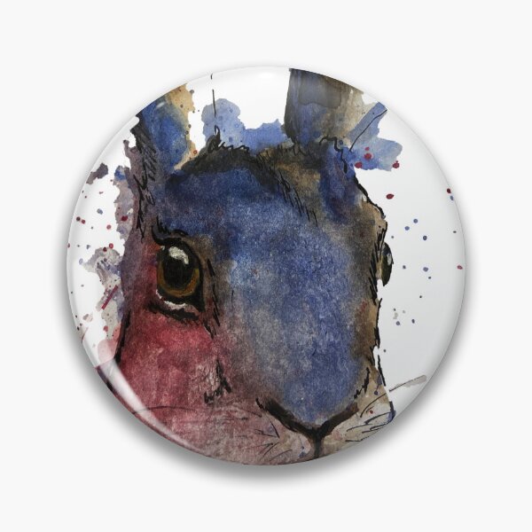 Item preview, colourful watercolour hare  designed and sold by TheoParsons.