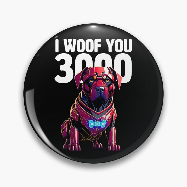 Item preview, I Love you 3000 - Funny Rottweiler for Rottweiler fans designed and sold by BrainlabStudios.