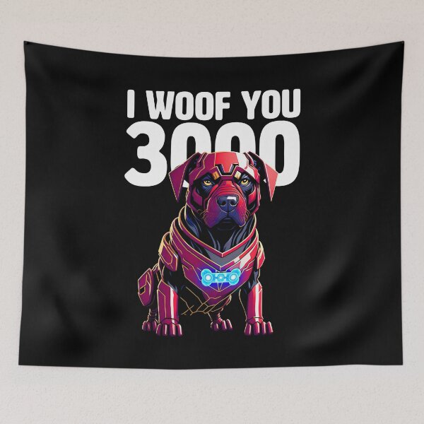Item preview, I Love you 3000 - Funny Rottweiler for Rottweiler fans designed and sold by BrainlabStudios.