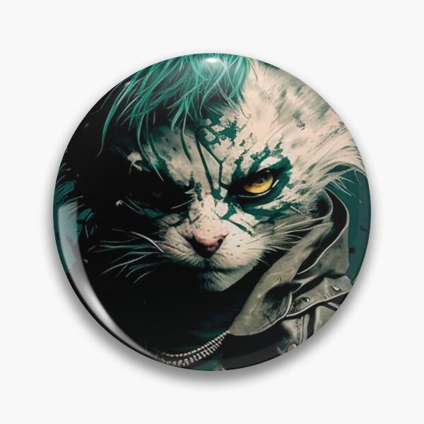 Item preview, punk cat designed and sold by chicagocat80s.