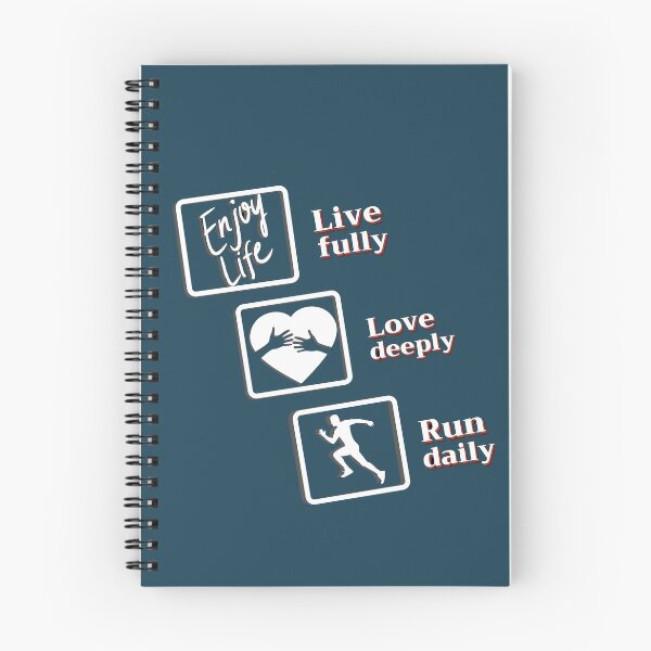 Item preview, Live fully, Love deeply, Run daily designed and sold by Luki1256.