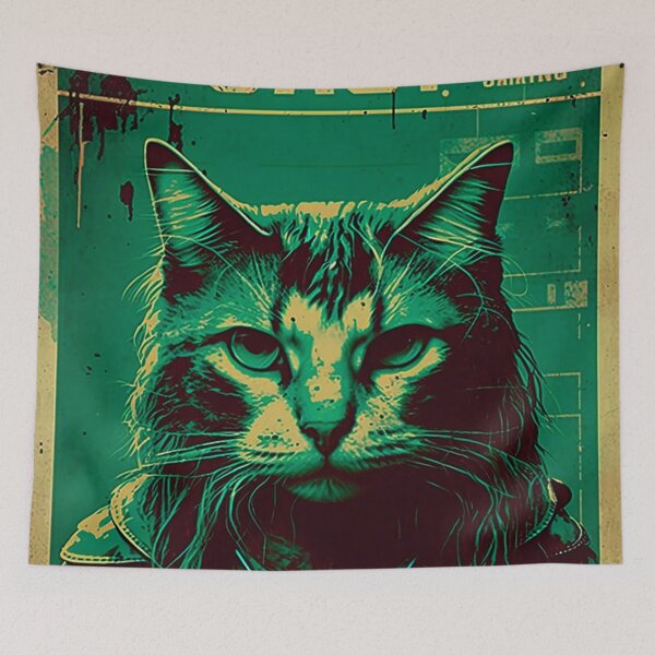 Item preview, grunge cat designed and sold by chicagocat80s.
