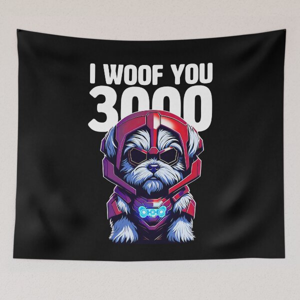 Item preview, I Love you 3000 - Funny Shih Tzu for white Shih Tzu fans designed and sold by BrainlabStudios.