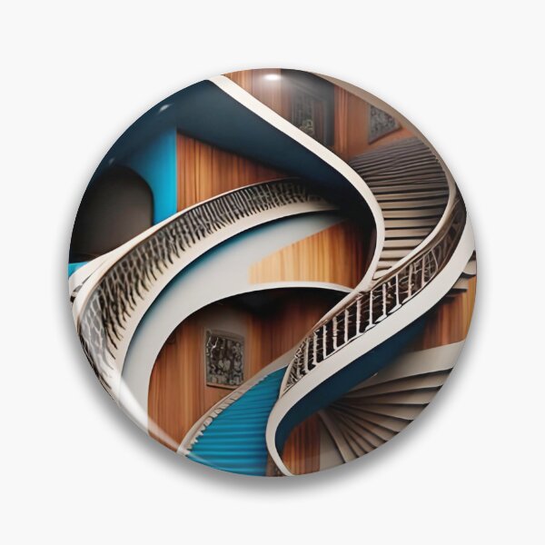 Item preview, Nightmares about Stairs 3 - Azur Carpet designed and sold by JoanNinjaHen.