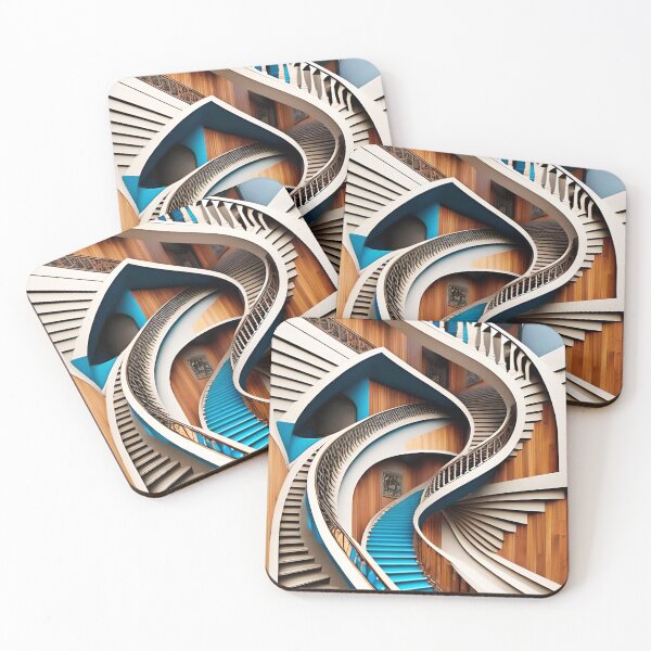 Item preview, Nightmares about Stairs 3 - Azur Carpet designed and sold by JoanNinjaHen.