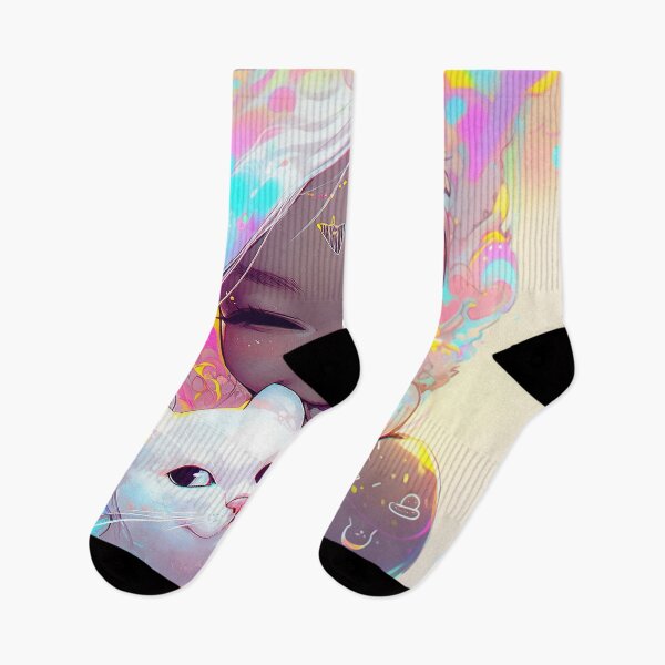 Item preview, Smiling into the Rainbow: AI-Generated Artwork Inspired by Lisa Frank, James Jean, and Alberto Seveso designed and sold by ManuelAndreas.
