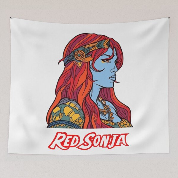Item preview, Red Sonja Graffiti Profile and Logo designed and sold by artbybrado.
