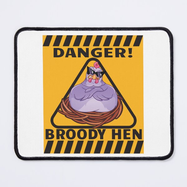 Item preview, Danger Broody Hen Funny Chicken designed and sold by designsmostfowl.