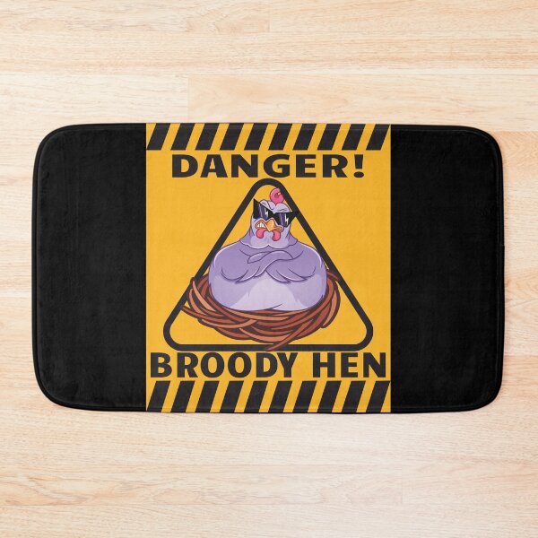 Item preview, Danger Broody Hen Funny Chicken designed and sold by designsmostfowl.