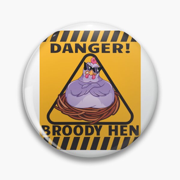 Item preview, Danger Broody Hen Funny Chicken designed and sold by designsmostfowl.