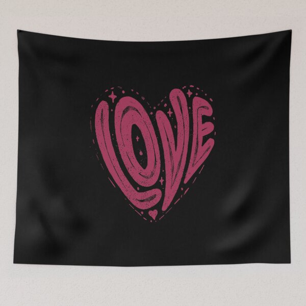 Item preview, Love in a Heart Shape Viva Magenta by Tobe Fonseca designed and sold by Tobe Fonseca®.