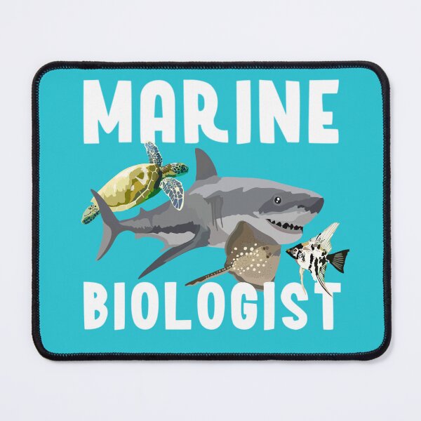 Item preview, M is for Marine Biologist,Marine Biologist – Ocean Scientist and Marine Life Enthusiast Illustration designed and sold by PrettylittlepastelUk.