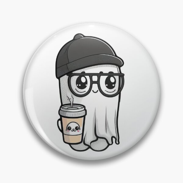 Item preview, Ghost drinking coffee designed and sold by Aaron Arts.