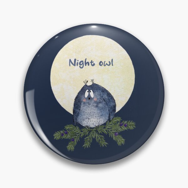 Item preview, Night owl designed and sold by MistyLakeArt.