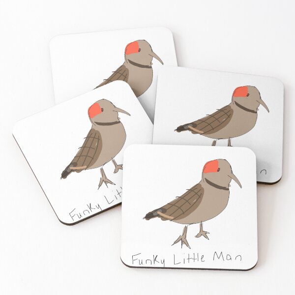 Item preview, Labeled Funky Little Man (Northern Flicker) designed and sold by NayruBlue.
