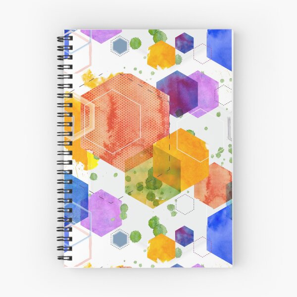 Item preview, Watercolour hexagonia designed and sold by Linziloop.