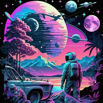 Vorschaubild zum Design Retro Astronaut  von Rays84