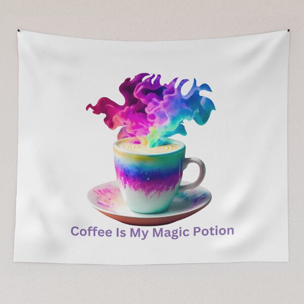 Item preview, Coffee Is My Magic Potion designed and sold by Travelslightly.