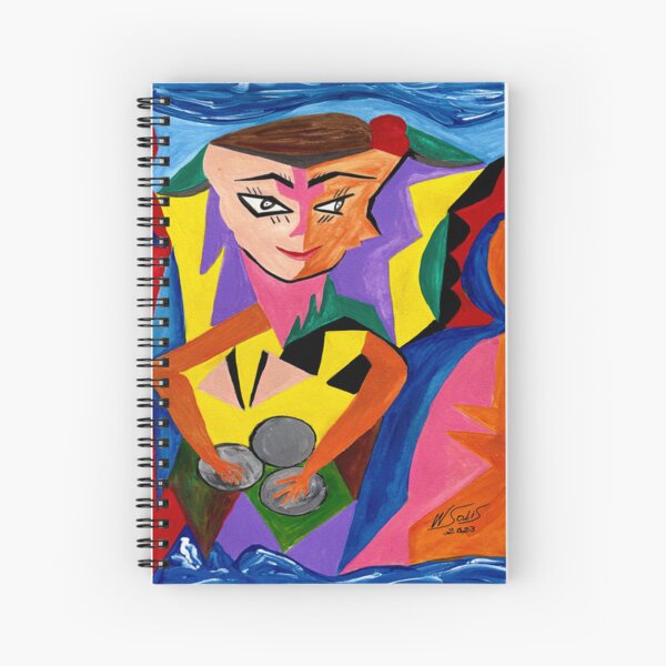 Costa Rican Bongo Player Spiral Notebook