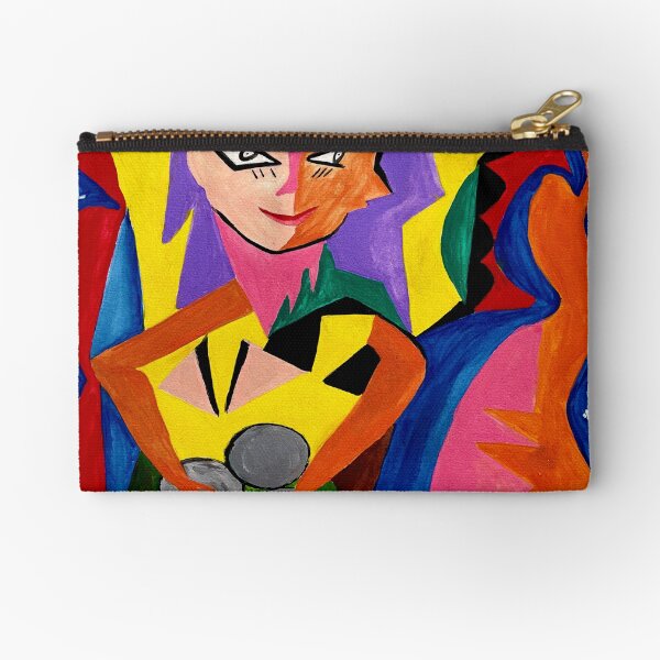 Costa Rican Bongo Player Zipper Pouch