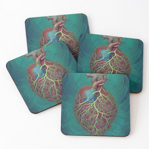 Item preview, Heart anatomy art.  designed and sold by KumoMachina.